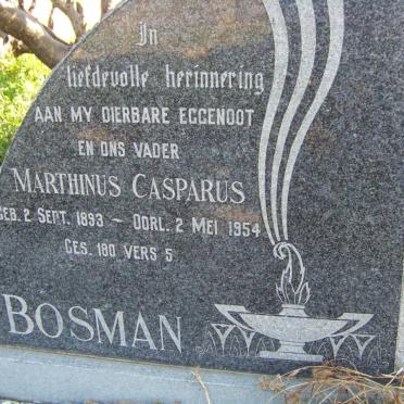 BOSMAN Marthinus Casparus 1893-1954 :: SMIT Anna Sophia voorheen BOSMAN nee MEYER 1908-1980 _2