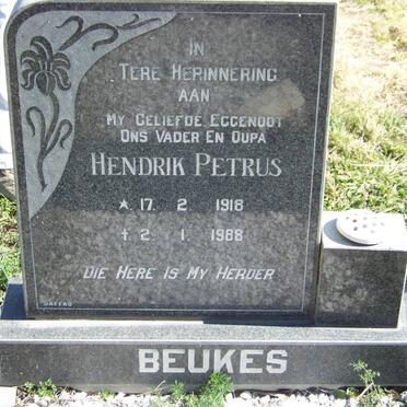 BEUKES Hendrik Petrus 1918-1988