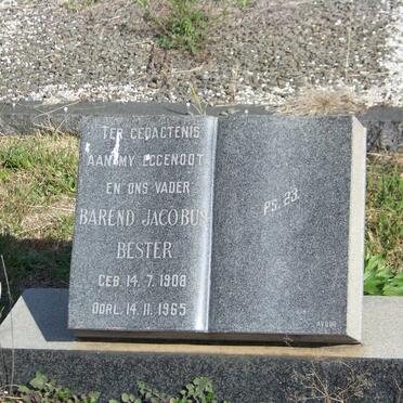 BESTER Barend Jacobus 1908-1965