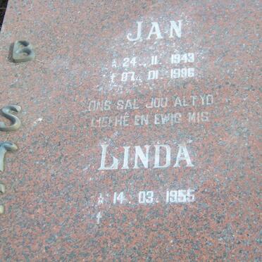 BESTER Jan 1943-1996 &amp; Linda 1955-