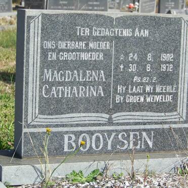 BOOYSEN Magdalena Catharina 1902-1972