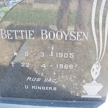 BOOYSEN Bettie 1905-1966