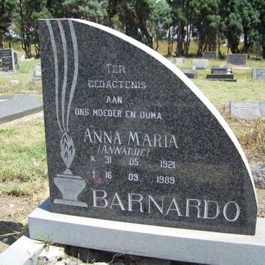 BARNARDO Anna Maria 1921-1989