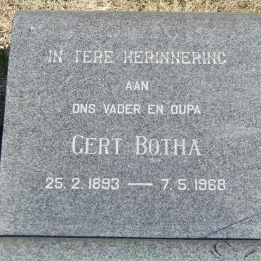 BOTHA Gert 1893-1968