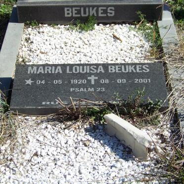 BEUKES Maria Louisa 1920-2001