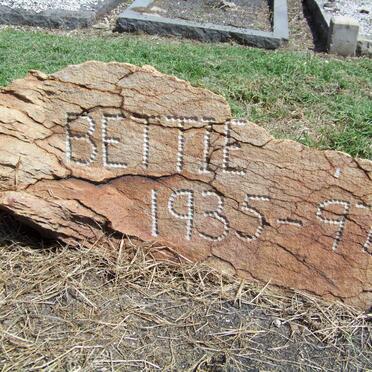 BREDENKAMP Bettie 1935-1997