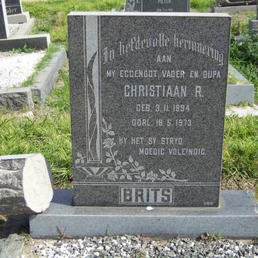 BRITS Christiaan R. 1894-1973