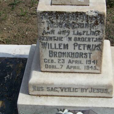 BRONKHORST Willem Petrus 1941-1945