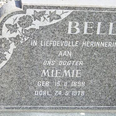BELL Miemie 1898-1978