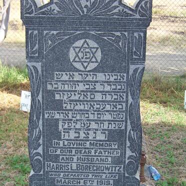 BORECHOWITZ Harris L. -1919