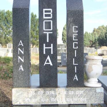 BOTHA Anna Cecilia 1934-1997