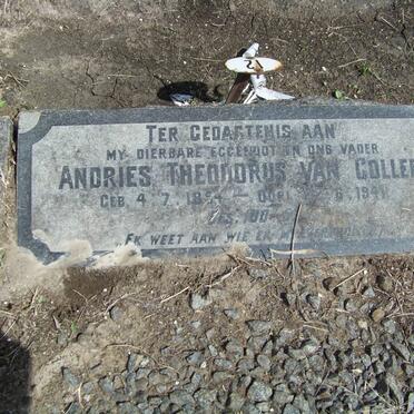 COLLER Andries Theodorus, van 1854-1941