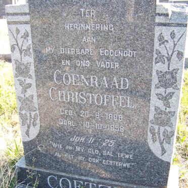 COETZER Coenraad Christoffel 1888-1958