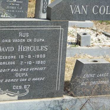 COLLER David Hercules, van 1903-1980 &amp; Hendrina P.C. FOUCHE 1906-1970 _1