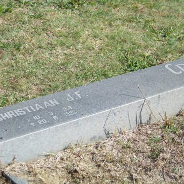 CRAUSE Christiaan J.F. 1913-1993 &amp; Marthina J.H. 1920- _1