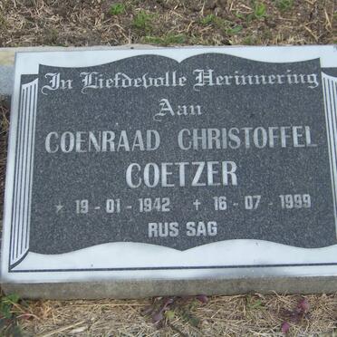 COETZER Coenraad Christoffel 1942-1999