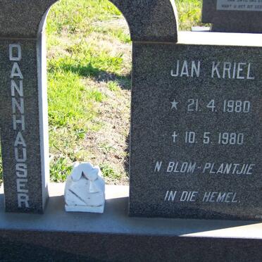 DANNHAUSER Jan Kriel 1980-1980