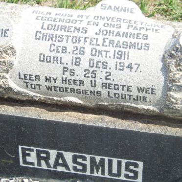 ERASMUS Lourens Johannes Christoffel 1911-1947