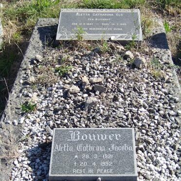 ELS Aletta Catharina nee BLIGNAUT 1897-1956 :: BOUWER Aletta Cathrina Jacoba 1921-1992