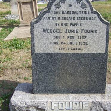 FOURIE Wessel Jurie 1897-1938