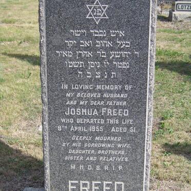 FREED Joshua -1955