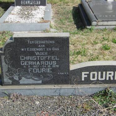 FOURIE Christoffel Gerhardus 1907-1970