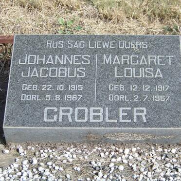 GROBLER Johannes Jacobus 1915-1967 &amp; Margaret Louisa 1917-1967