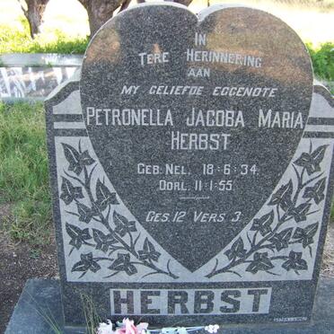 HERBST Petronella Jacoba Maria nee NEL 1934-1955