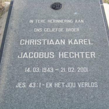 HECHTER Christiaan Karel Jacobus 1943-2001