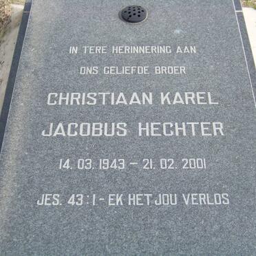 HECHTER Christiaan Karel Jacobus 1943-2001