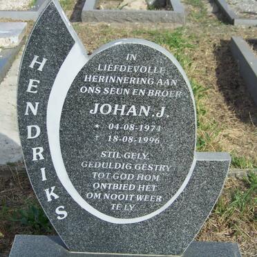 HENDRIKS Johan J. 1974-1996