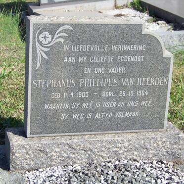 HEERDEN Stephanus Phillipus, van 1905-1964