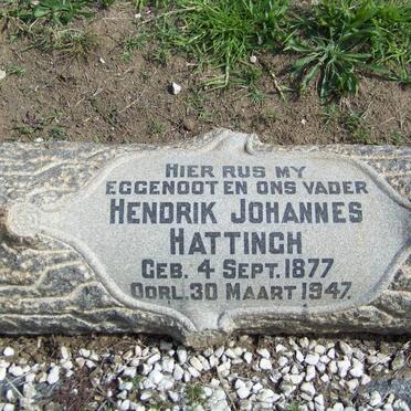 HATTINGH Hendrik Johannes 1877-1947