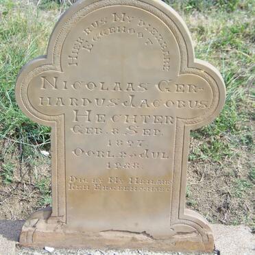 HECHTER Nicolaas Gerhardus Jacobus 1897-1938