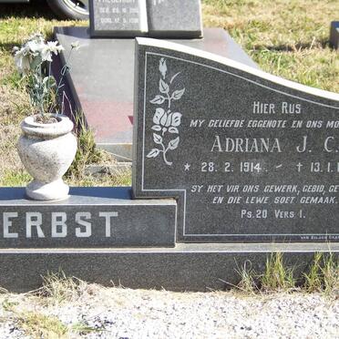HERBST Adriana J.C. 1914-1982