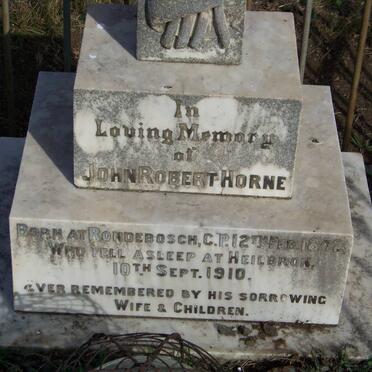 HORNE John Robert 1842-1910