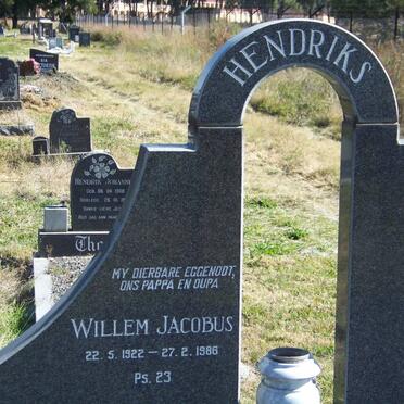 HENDRIKS Willem Jacobus 1922-1986