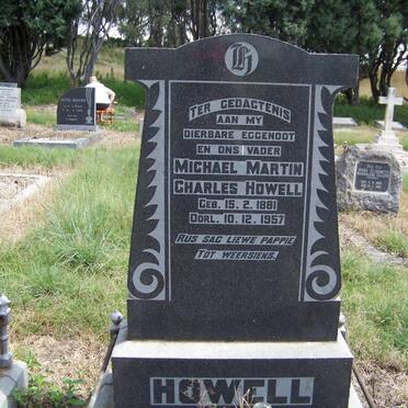 HOWELL Michael Martin Charles 1881-1957