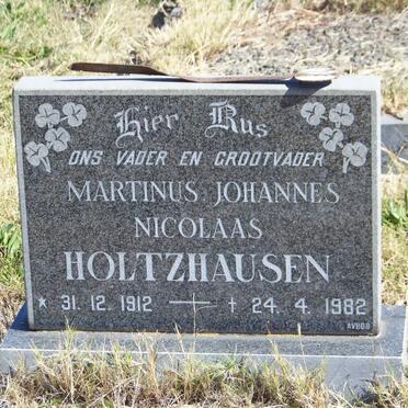 HOLTZHAUSEN Martinus Johannes Nicolaas 1912-1982