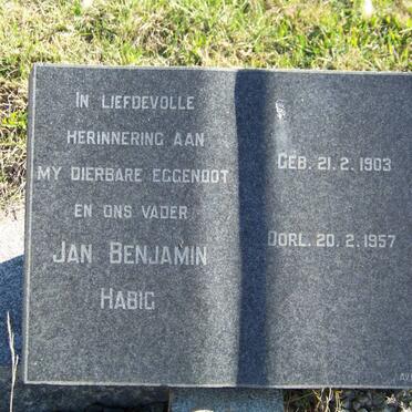 HABIG Jan Benjamin 1903-1957