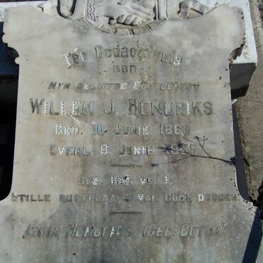 HENDRIKS Willem J. 1863-1925