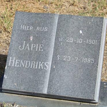 HENDRIKS Japie 1901-1985