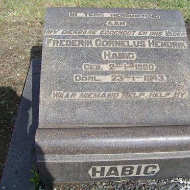 HABIG Frederik Cornelus Hendrik 1880-1943