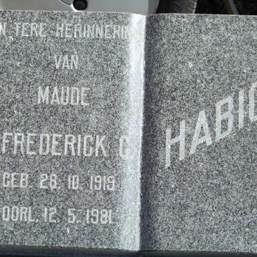 HABIG Frederick C. 1919-1981