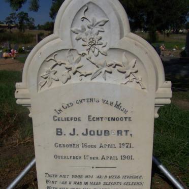 JOUBERT B.J. 1871-1901