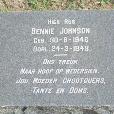 JOHNSON Bennie 1946-1948