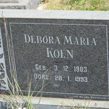KOEN Debora Maria 1903-1993