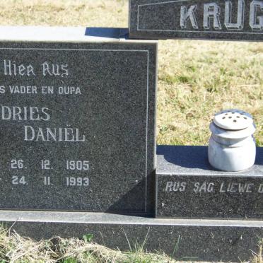 KRUGER Andries Daniël 1905-1993