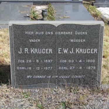 KRUGER J.R. 1897-1977 &amp; E.W.J. 1900-1975