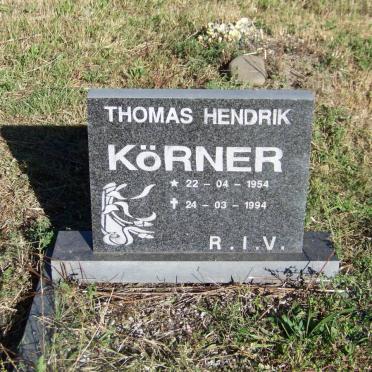 KÖRNER Thomas Hendrik 1954-1994